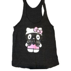 Hello Kitty Gasmask Tank Top